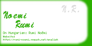 noemi rumi business card